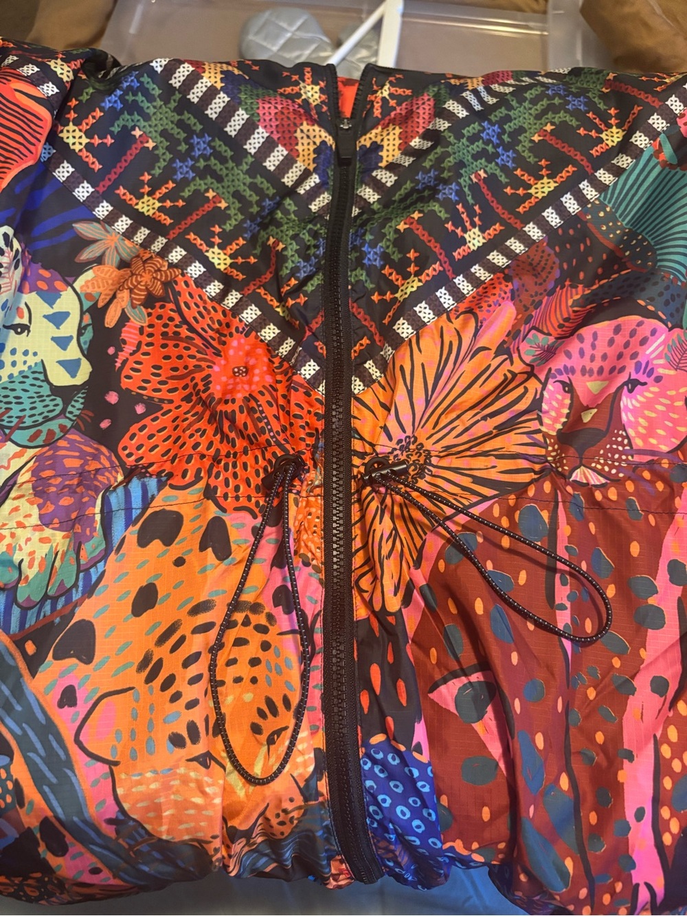 FARM Rio | Black Cool Leopards Windbreaker - Picture 8 of 12